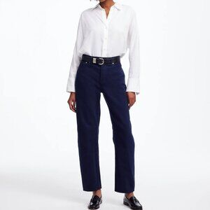 Madewell The Darted Barrel-Leg Jean in Garment-Dyed Denim -- Size 28 - NWT